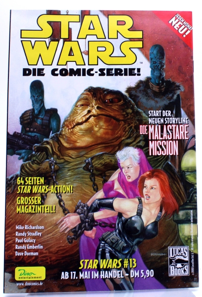 Star Wars Comic (1st run) Nr. 12: Darth Vader: Crimson Empire II & Der Outlander von Dino